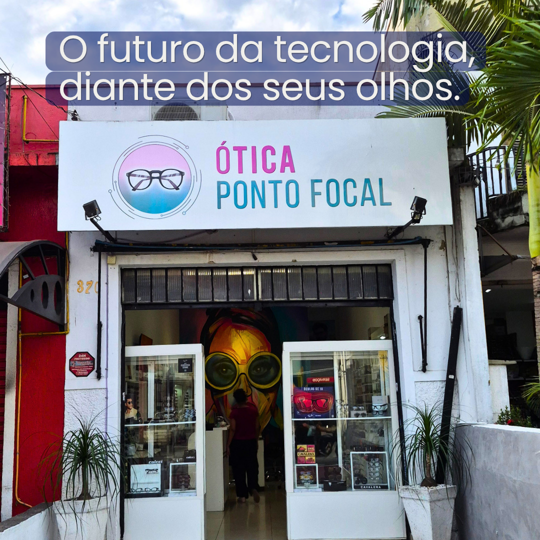 Fachada da Ótica Ponto Focal em Taubaté